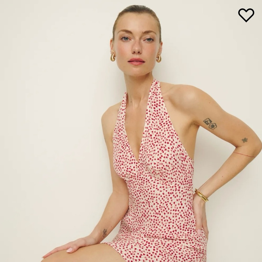 Reformation Delanie Dress Natural - Size M